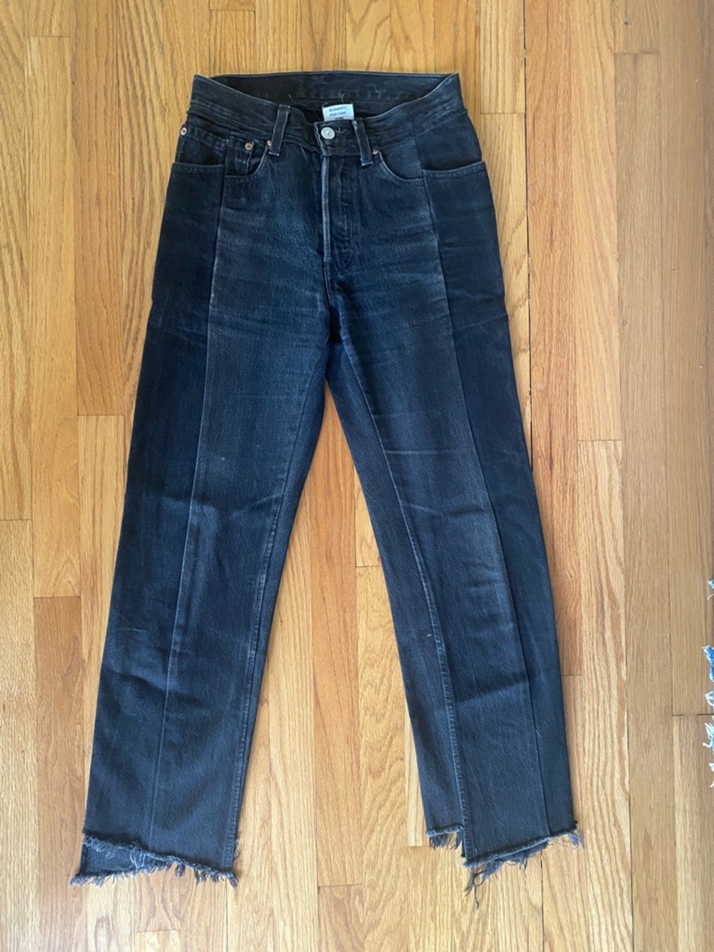 Vetements Winter 2017 Women’s black denim